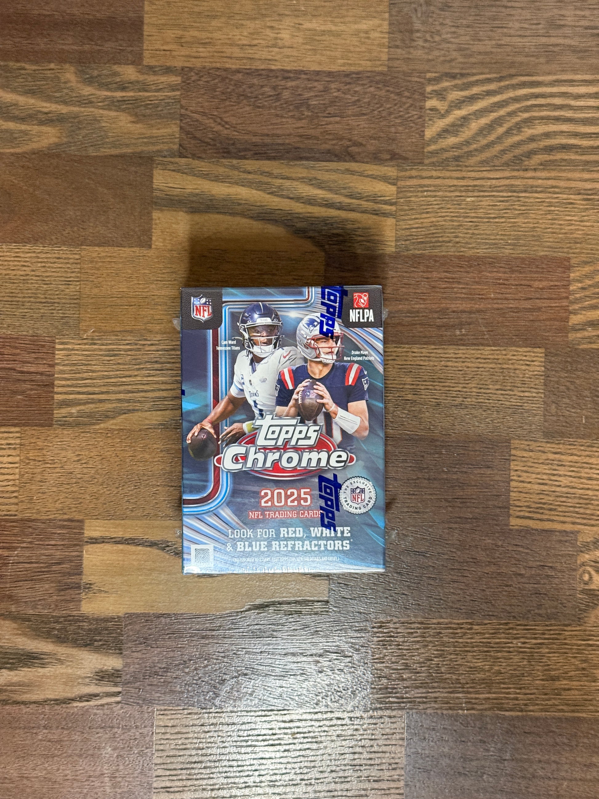2025 Topps Chrome Football Mega Box sealed