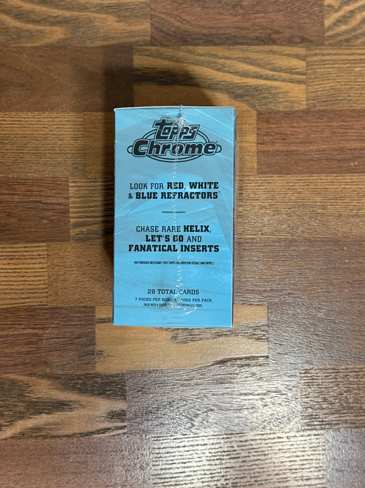 2025 Topps Chrome Football Mega Box sealed