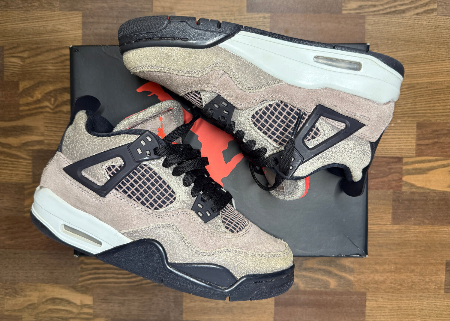 Used GS Jordan 4 Taupe Haze