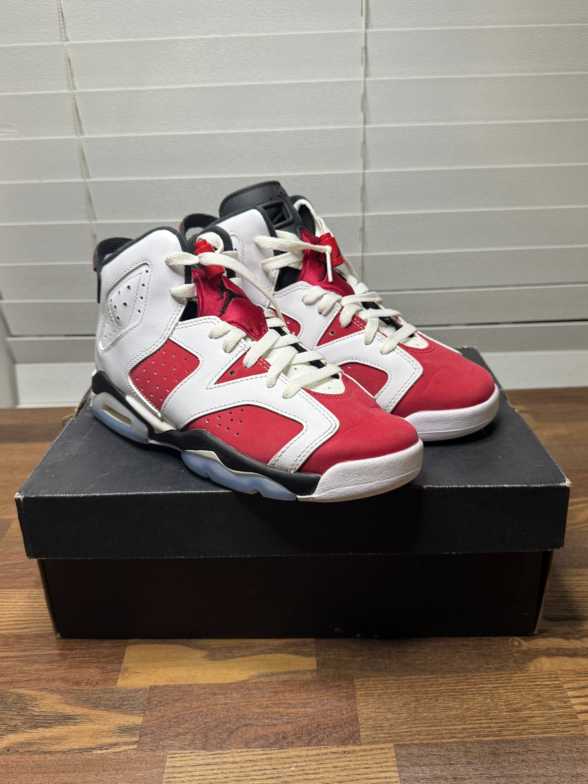 Used GS Jordan 6 Carmine
