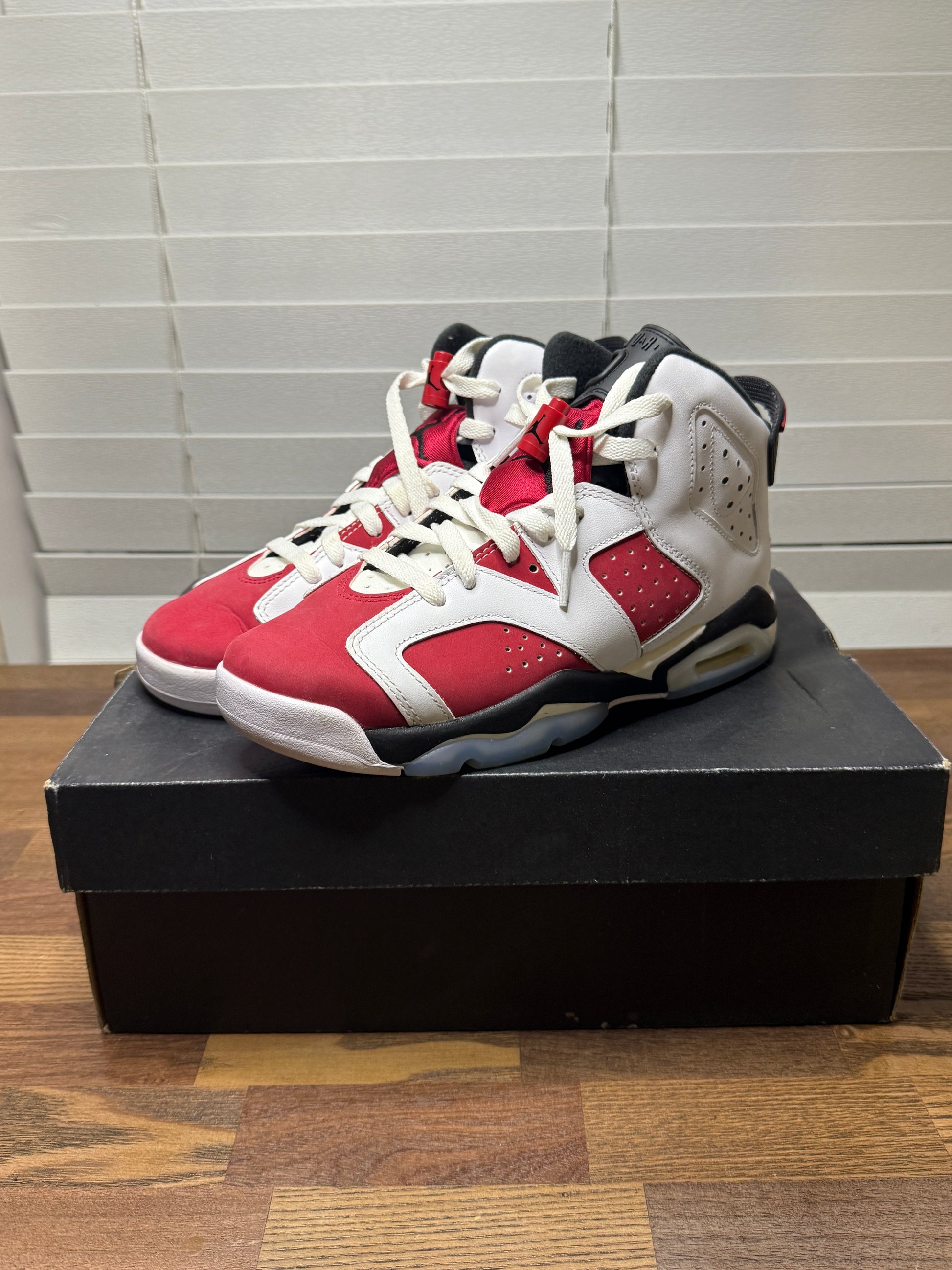 Used GS Jordan 6 Carmine