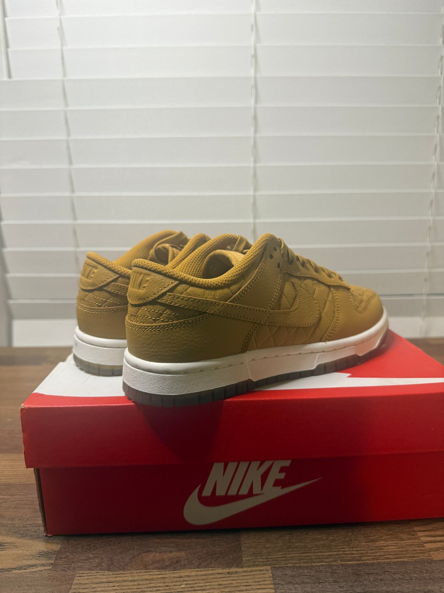 Women's Nike Dunk Low Quilted Wheat