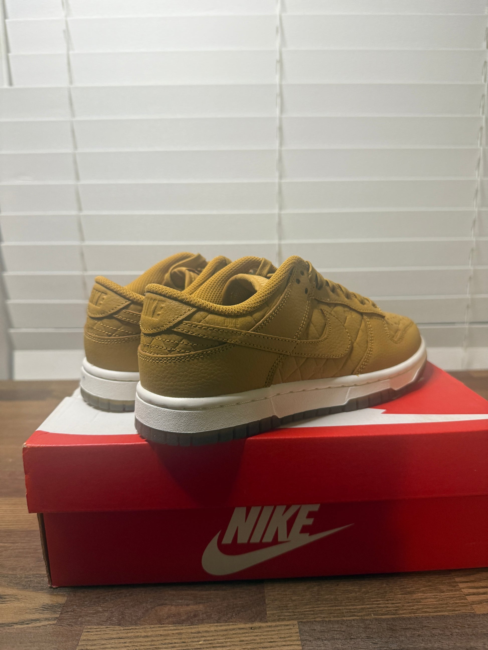 Women's Nike Dunk Low Quilted Wheat