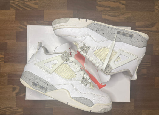 Used Jordan 4 White Oreo
